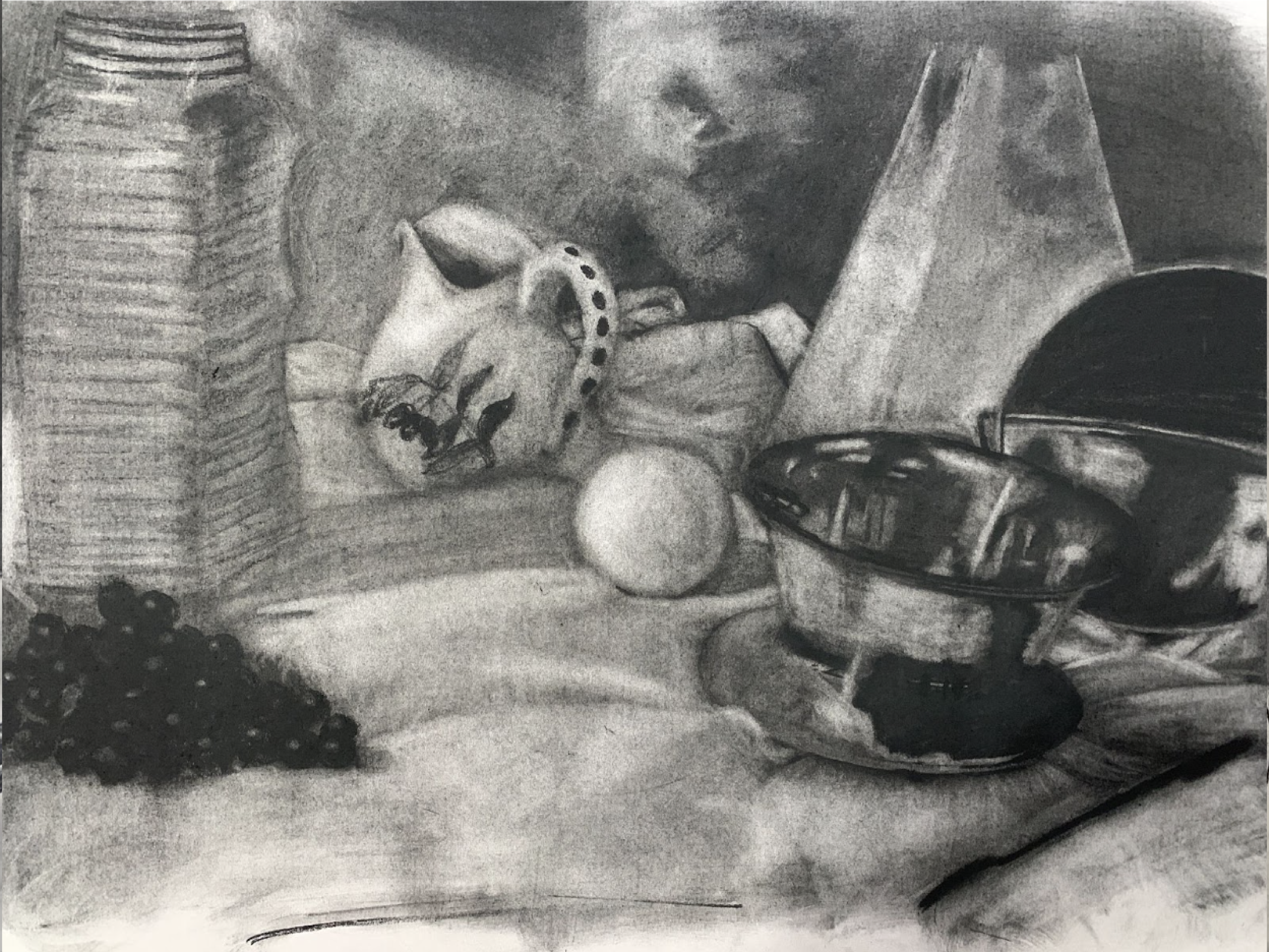 Still life drawing